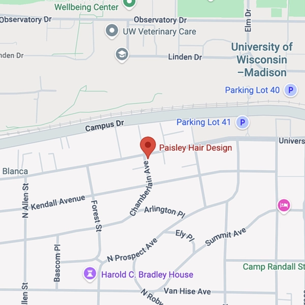 Map location of Paisley Hair Design